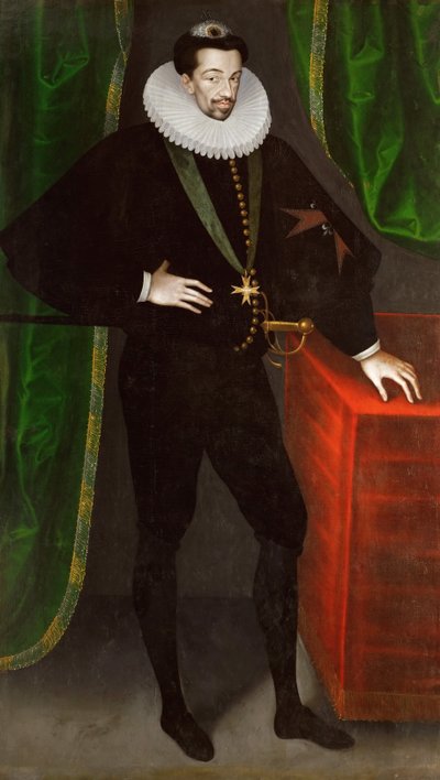 Portrait of Henry III of France, King of Poland and Grand Duke of Lithuania by François Quesnel