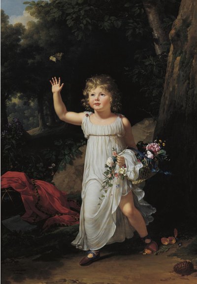 Portrait of Edgar Clarke, Full-Length, in a Forest by Francois-Xavier Fabre