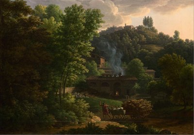 Italian Landscape by Francois-Xavier Fabre