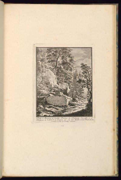Design for a Landscape with Rocks by François de Cuvilliés the younger