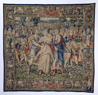 Tobit and Anna in Exile to Nineveh by Frans Geubels