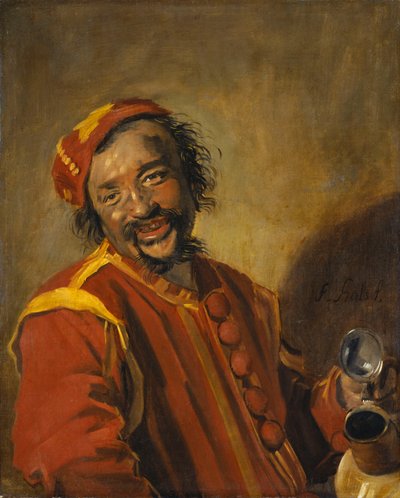 Laughing Man with Jug, known as Peeckelhaeringh by Frans Hals