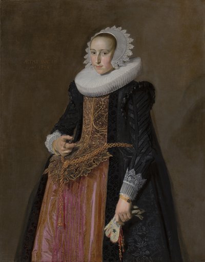 Portrait of Aletta Hanemans (1606–1653) by Frans Hals