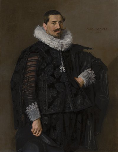 Portrait of Jacob Pietersz Olycan (1596-1638) by Frans Hals