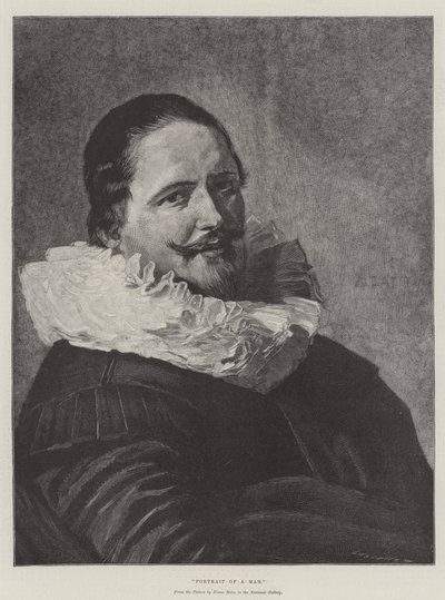 Portrait of a Man by Frans Hals