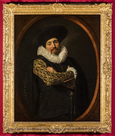 Portrait of a man, possibly Isaac Abrahamsz. Massa by Frans Hals