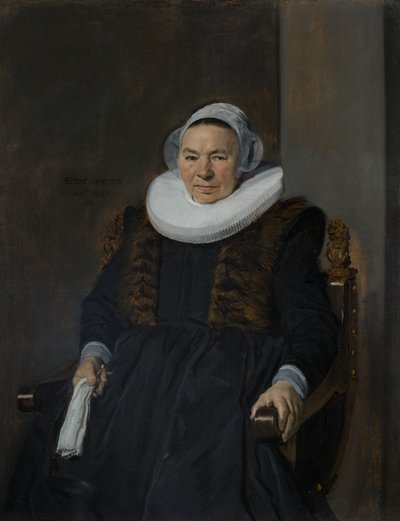 Portrait of an Elderly Woman, Traditionally Called Mrs. Bodolphe by Frans Hals