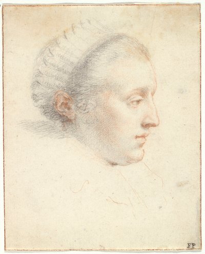 Profile Portrait of a Lady by Frans II Pourbus