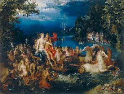 Triumph of Neptune and Amphitrite by Frans II the Younger Francken