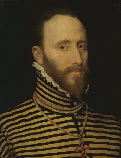 Portrait of a Knight of the Order of Calatrava, Probably of the Sorias or Soreau Lineage (Sorel) by Frans Pourbus (I) (attributed to)
