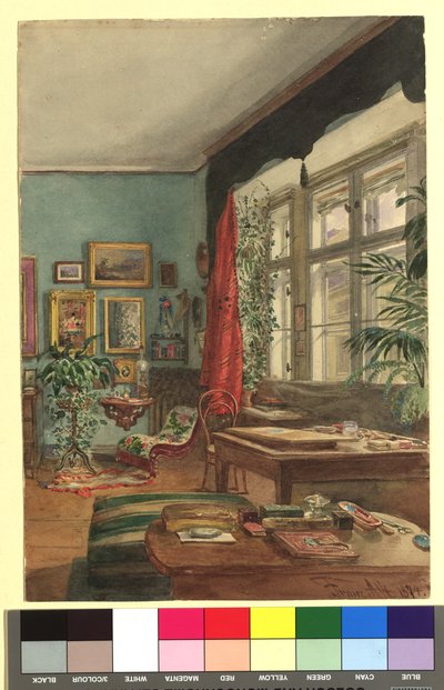 Studio of the Painter Franz Alt at Skodagasse 11 by Franz Alt