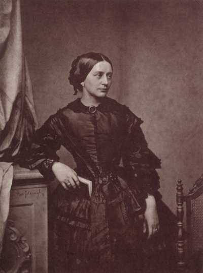 Clara Schumann, German pianist and composer, 19th century by Franz Hanfstaengl