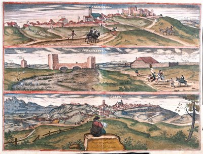 Los Palacios y Villafranca - Alcantara - Cabecas, Spain by Franz Hogenberg