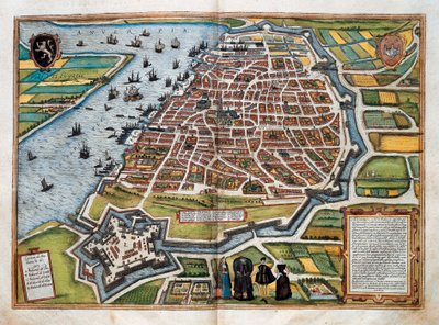 Map of Antwerp, from 
