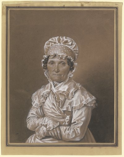 A Lady with a Lace Cap by Franz Krüger