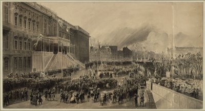 Design for the Homage to King Friedrich Wilhelm IV by Franz Krüger