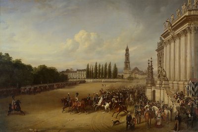 Parade in Potsdam in the Year 1817 by Franz Krüger