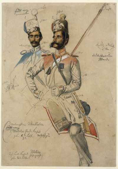 Ural Guard Cossack by Franz Krüger