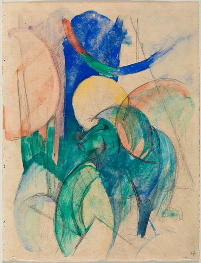 Mandrill by Franz Marc