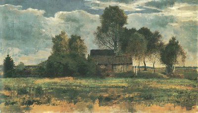 Moor Huts in the Dachau Moss by Franz Marc