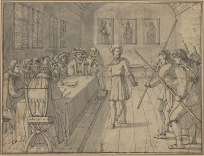 Scene from Act IV from Goethe