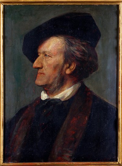 Portrait of the Composer Richard Wagner by Franz Seraph von Lenbach
