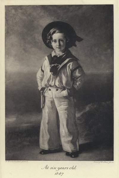King Edward VII as a Child, Aged Six by Franz Xaver  Winterhalter (after)