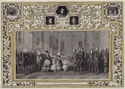 Her Majesty the Queen receiving King Louis Philippe in Windsor Castle, 8 October 1844 by Franz Xaver Winterhalter