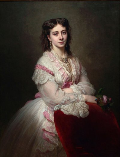 Portrait of Countess Maria Branicka 1843-1918, née Princess Sapieha, 1865 by Franz Xaver Winterhalter