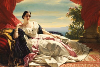 Portrait of Leonilla, Princess of Sayn-Wittgentein-Sayn by Franz Xaver Winterhalter