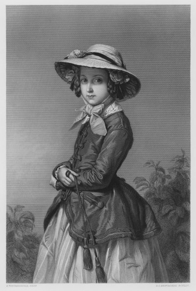 The Princess of Belgium by Franz Xaver after Winterhalter