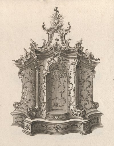 Design for a Tabernacle, Plate 1 from the series 