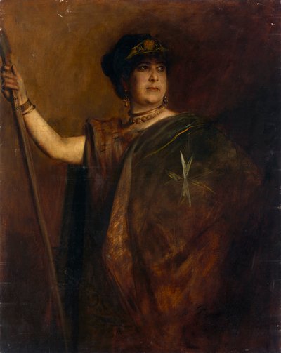 Charlotte Wolter by Franz von Lenbach