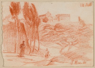 S. Miniato al Monte in Florence by Franz von Lenbach