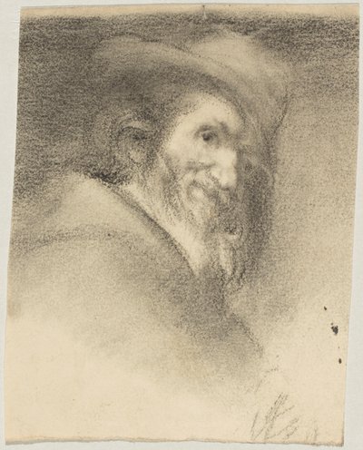 Sketch after Vásquez; Head of Menippus; Original: Madrid, Prado by Franz von Lenbach