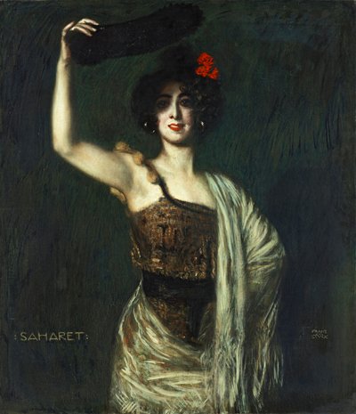 The Dancer Saharet by Franz von Stuck