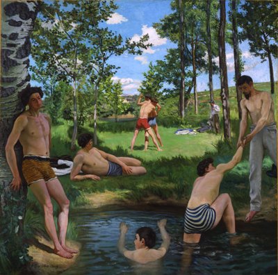 Summer Scene by Frédéric Bazille