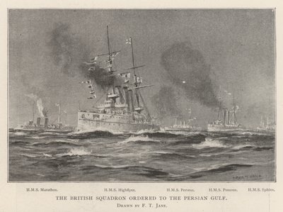 The British Squadron Ordered to the Persian Gulf by Fred T. Jane