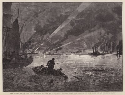 The Naval Battle of Dantzig: The Sinking of a Russian Torpedo Boat and Rescue of the Crew by an English Yacht by Fred T. Jane