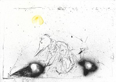 Mysterious Beaked Figure by Frederic Belaubre