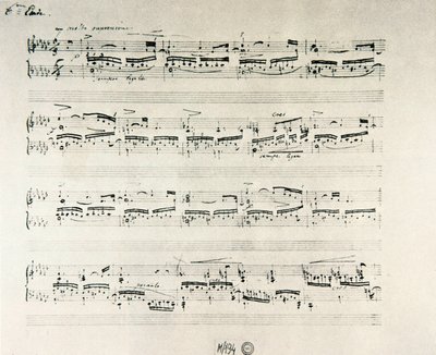 Score of Etudes for Piano Opus 10 by Frederic Chopin by Frederic Chopin