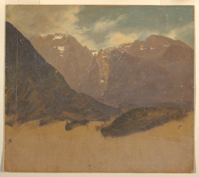 Alpine Landscape (Bavaria or Switzerland), 1868 by Frederic Edwin Church