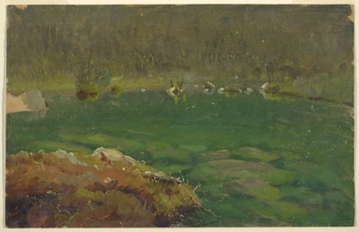 Alpine Lake, Bavaria or Switzerland, 1868 by Frederic Edwin Church
