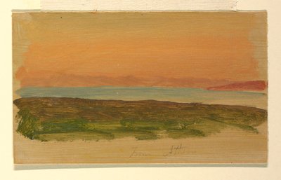 Athens, View from the Sea, April 1869 by Frederic Edwin Church