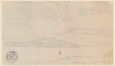 Aurora, Mount Desert Island, September 1860 by Frederic Edwin Church