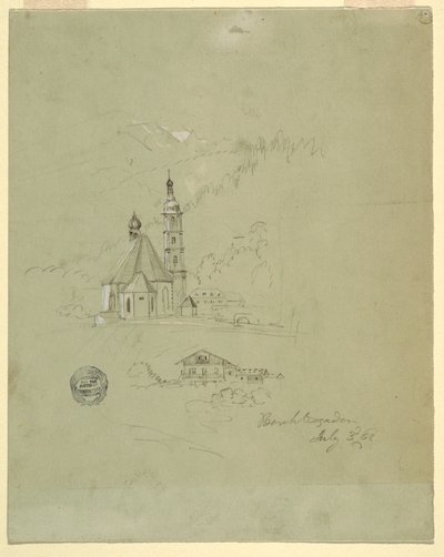 Berchtesgaden, Bavaria, July 3, 1868 by Frederic Edwin Church