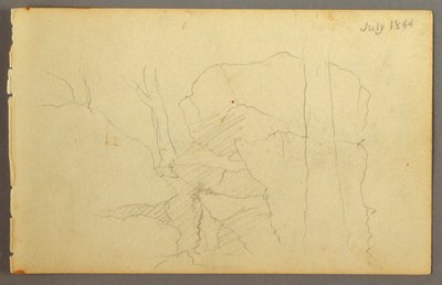 Boulders Among Trees, 1844 by Frederic Edwin Church