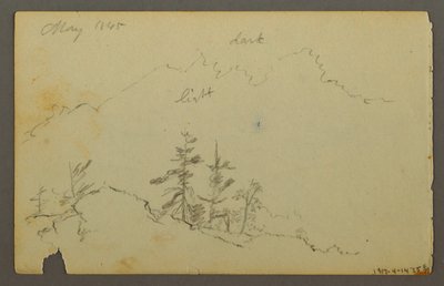 Broad Rolling Landscape with Clouds, 1844 by Frederic Edwin Church