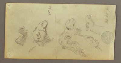 Camel Studies, February 21–22, 1868 by Frederic Edwin Church