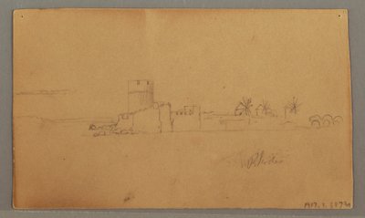 Castle by Harbor, May 29, 1868 by Frederic Edwin Church